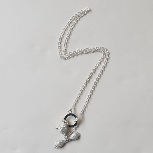 necklace puudle face ＆ claw