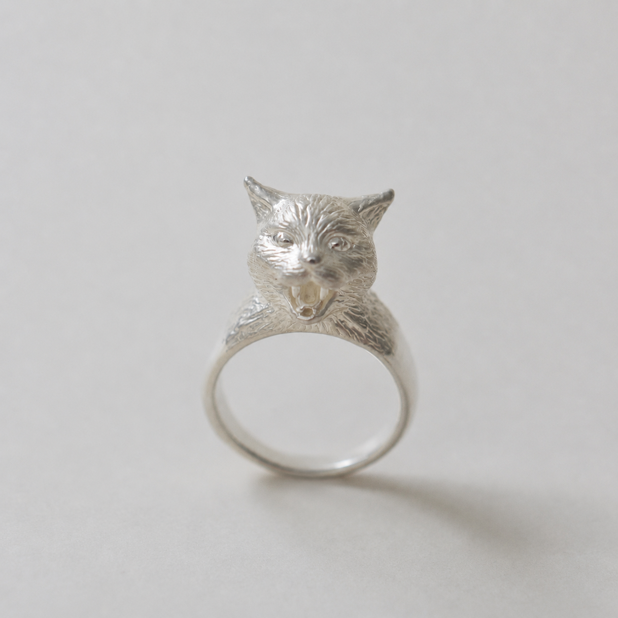 ring　talkative cat face