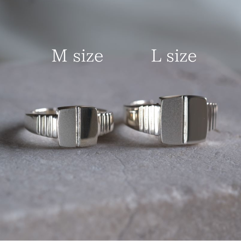 ljós og skuggi ring　シグネットリングM