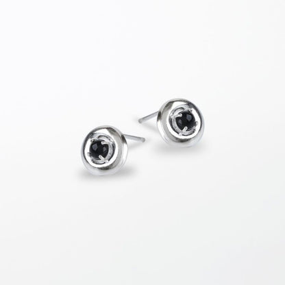 Onyx Mini Ball Earring