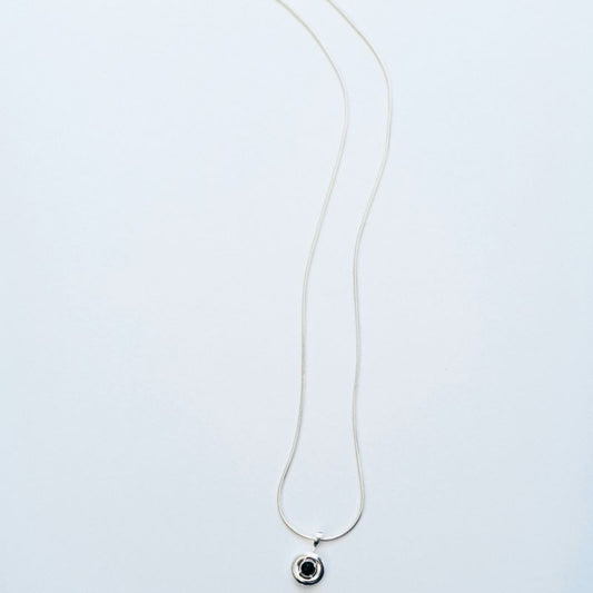 Onyx Mini Ball Necklace