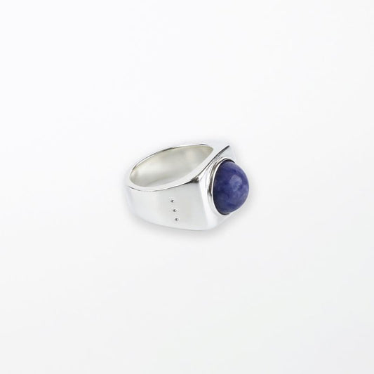 Sodalite Signet Ring No.2