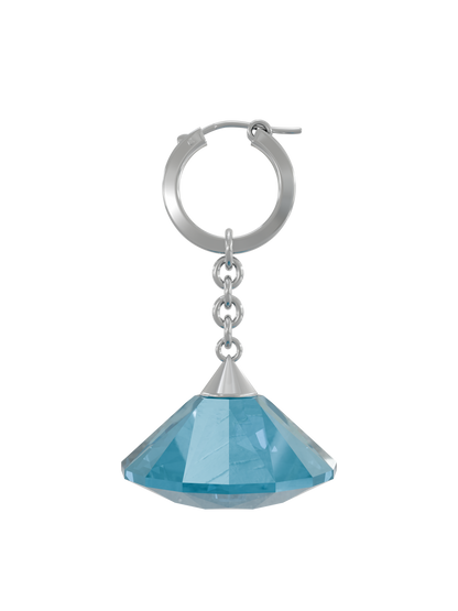 Glass Facet Earring / 4色（片耳用）