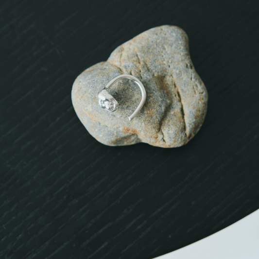 Bold Knot Ring / Silver