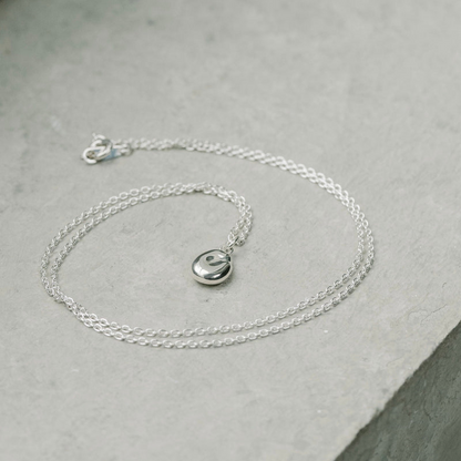 "Bean" charm necklace/ SILVER, GOLD