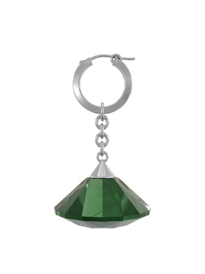 Glass Facet Earring / 4色（片耳用）
