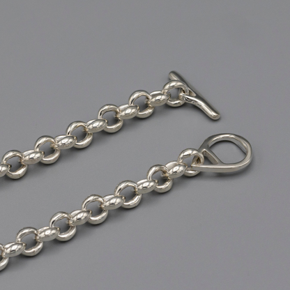 Round shape necklace Silver