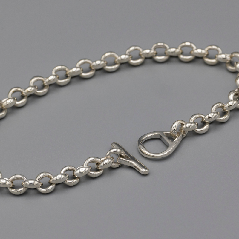 Round shape bracelet small,  medium Silver