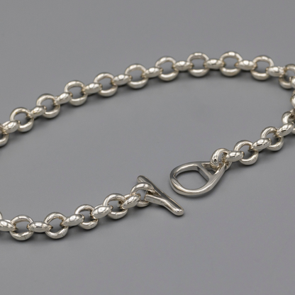 Round shape bracelet small,  medium Silver