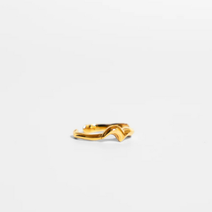 『Quarter rest』Cuff Ring/ Silver, Gold