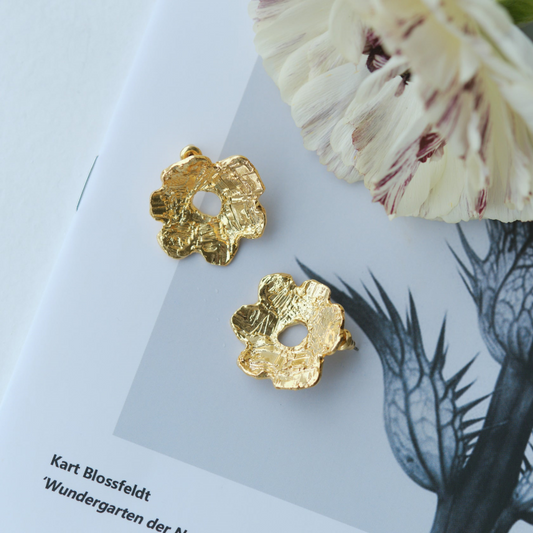 Poppy Earrings/ Gold