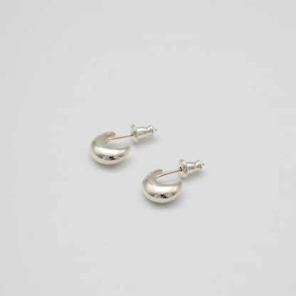 "Moon" hoop pierce/ SILVER, GOLD（両耳用）