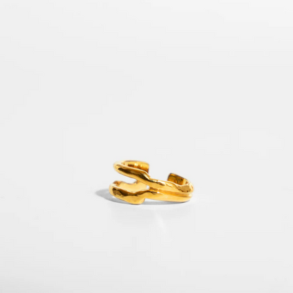 『Double』Cuff Ring #2/ Silver, Gold
