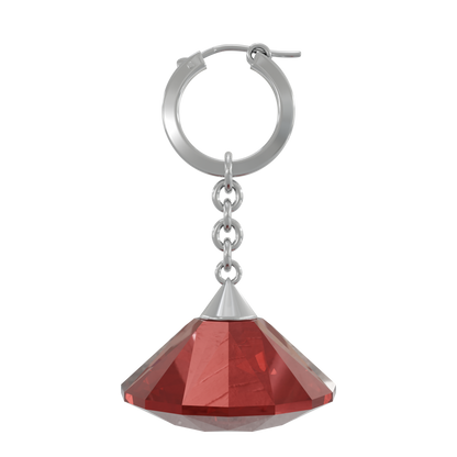 Glass Facet Earring / 4色（片耳用）