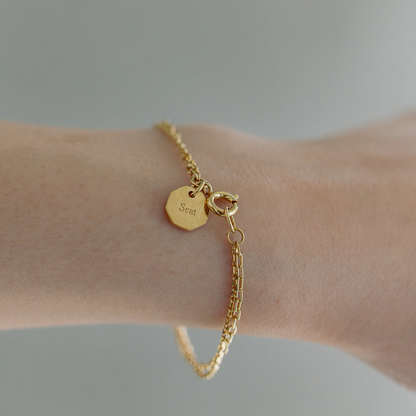"Link" bracelet/ SILVER, GOLD