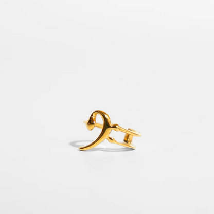 『F clef』Cuff Ring/ Silver, Gold