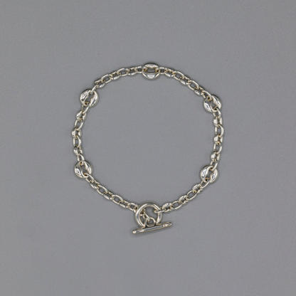 8hole bracelet Silver