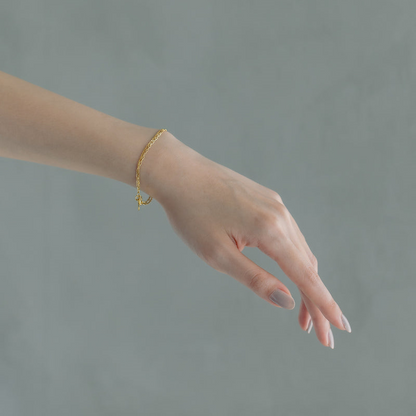 "Link" bracelet/ SILVER, GOLD