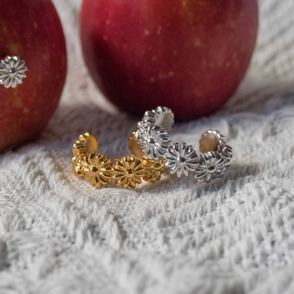 bloom ear cuff (pinkie ring) Silver, Gold, MIX